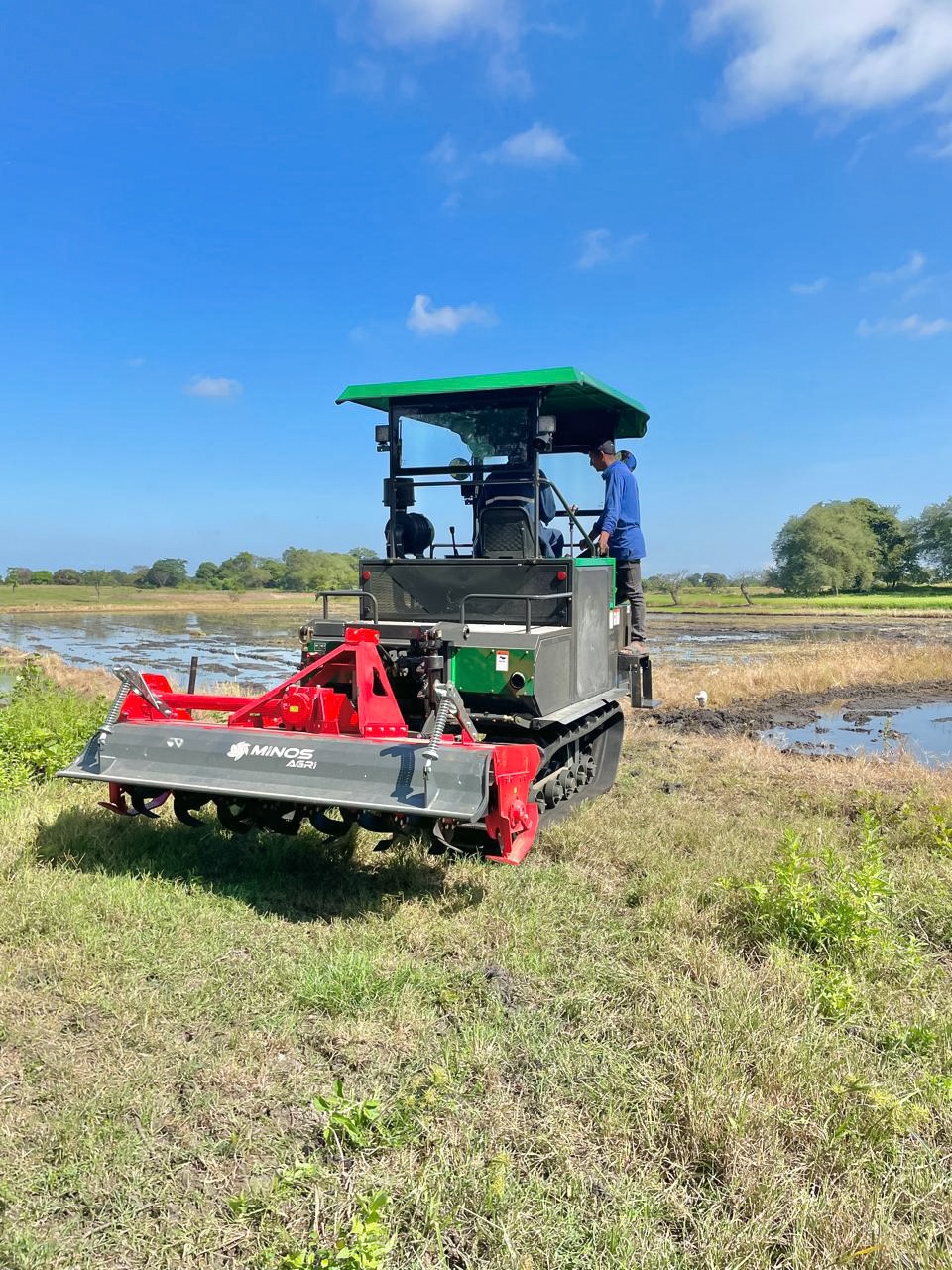 Tractor Oruga Changfa + Rotavator